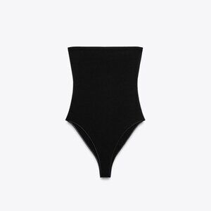 ZARA Stretch Bandeau Bodysuit – Size M – New With Tags NWT